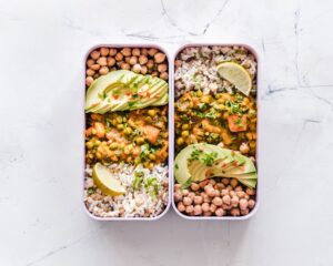 A tasty and healthy plant-based school meal.